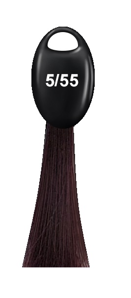 OLLIN "N-JOY" 5/55 – светлый шатен интенсивно-махагоновый, перманентная крем-краска для волос 100 мл