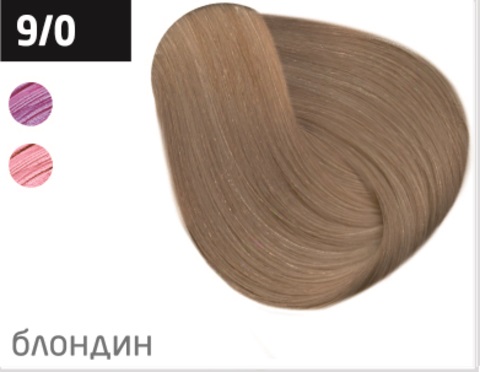 OLLIN COLOR 9/0 блондин 60 мл Перманентная крем-краска для волос