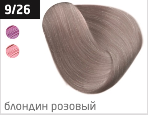 OLLIN COLOR 9/26 блондин розовый 60 мл Перманентная крем-краска для волос