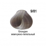 OLLIN COLOR 9/81 блондин жемчужно-пепельный 60 мл Перманентная крем-краска для волос