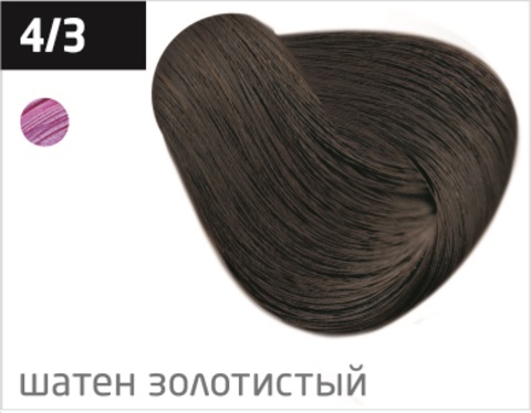 OLLIN PERFORMANCE 4/3 шатен золотистый 60 мл Перманентная крем-краска для волос