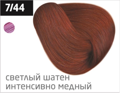 OLLIN PERFORMANCE 7/44 русый интенсивно-медный 60 мл Перманентная крем-краска для волос