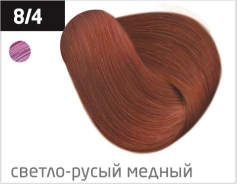OLLIN COLOR (100 мл) 8/4 светло-русый медный Перманентная крем-краска для волос