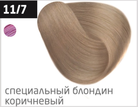 OLLIN COLOR 11/7 специальный блондин коричневый 60 мл Перманентная крем-краска для волос