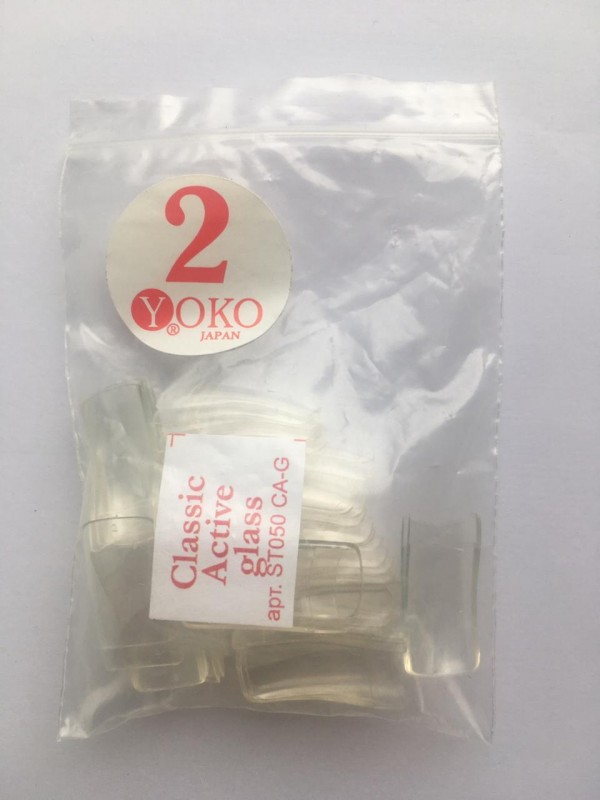 Типсы YOKO Classic aktiv glass №02 (50шт/пакет) ST050 CA-G-02