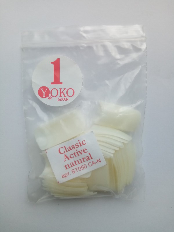 Типсы YOKO Classic aktiv natural №01 (50шт/пакет) ST050 CA-N-01