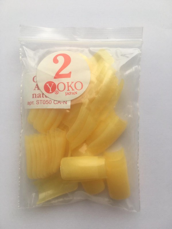 Типсы YOKO Classic aktiv natural №02 (50шт/пакет) ST050 CA-N-02