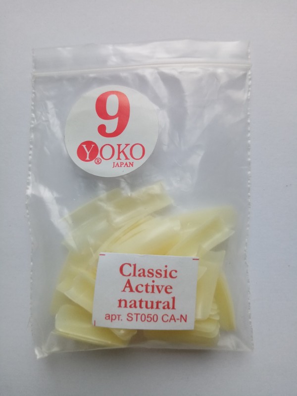 Типсы YOKO Classic aktiv natural №09 (50шт/пакет) ST050 CA-N-09