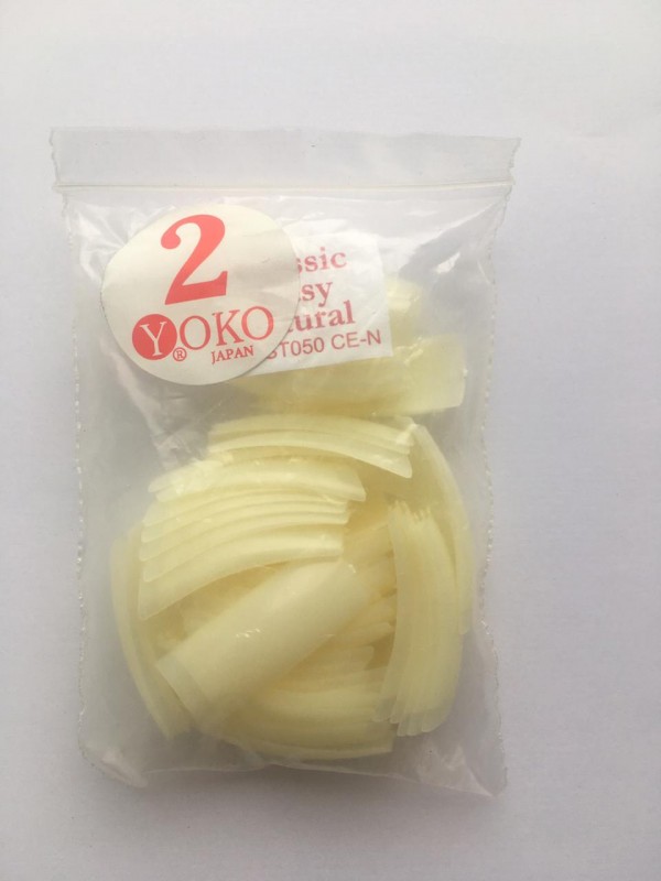Типсы YOKO Classic easy natural №02 (50шт/пакет) ST050 CE-N-02
