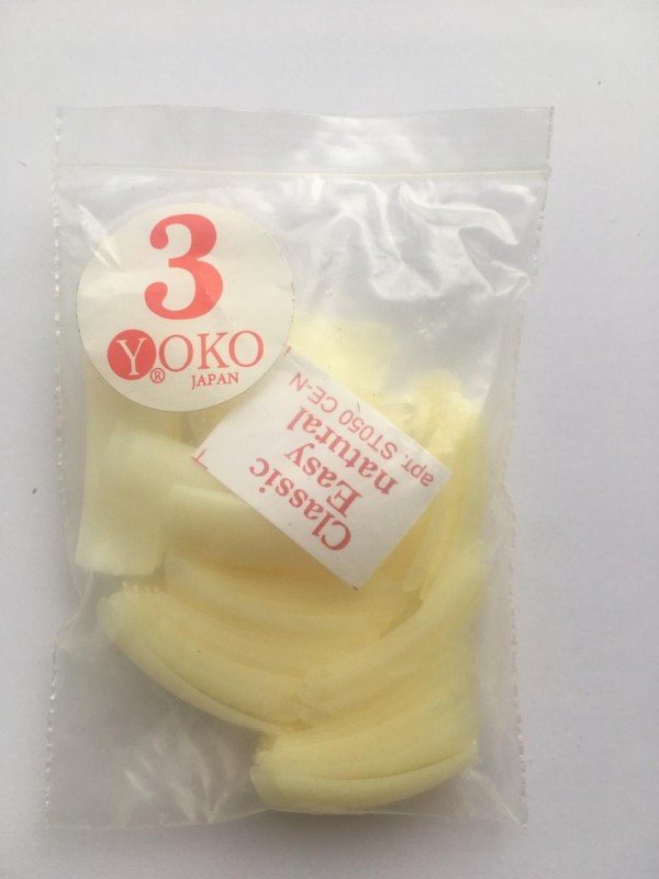 Типсы YOKO Classic easy natural №03 (50шт/пакет) ST050 CE-N-03