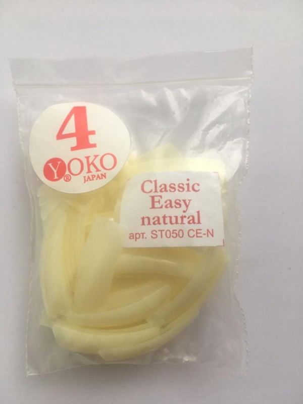 Типсы YOKO Classic easy natural №04 (50шт/пакет) ST050 CE-N-04