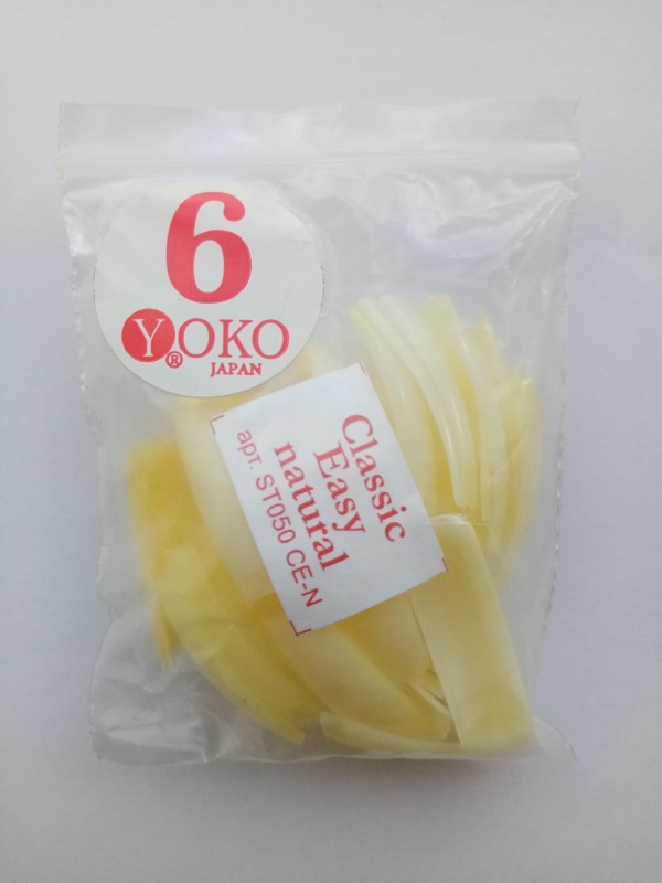 Типсы YOKO Classic easy natural №06 (50шт/пакет) ST050 CE-N-06