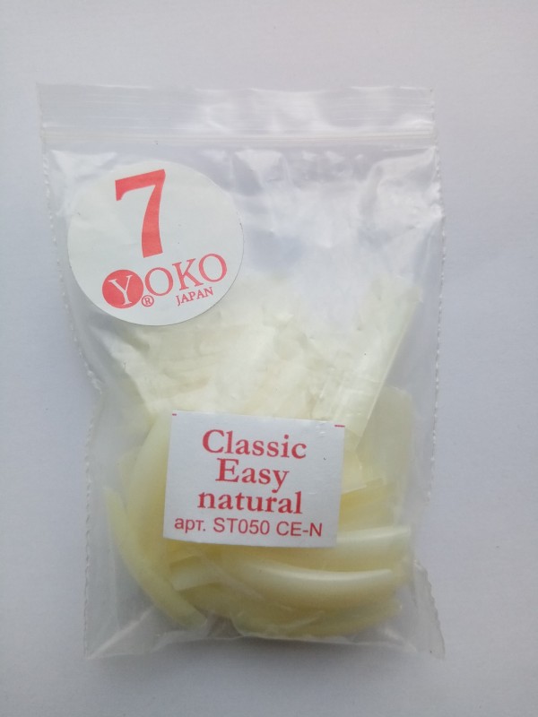Типсы YOKO Classic easy natural №07 (50шт/пакет) ST050 CE-N-07