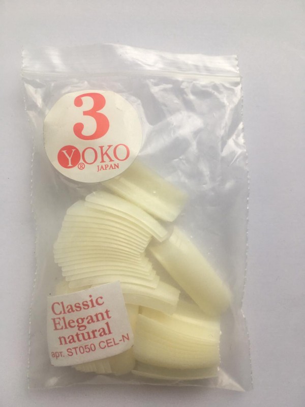Типсы YOKO Classic elegant natural №03 (50шт/пакет) ST050 CEL-N-03