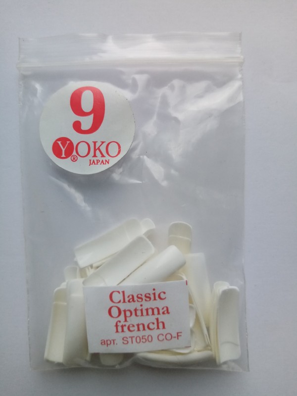 Типсы YOKO Classic optima french №09 (50шт/пакет) ST050 CO-F-09