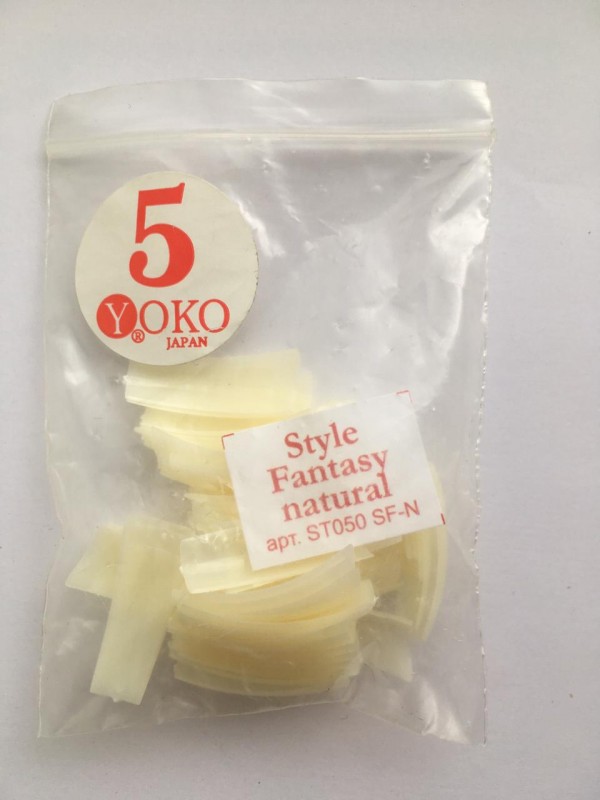 Типсы YOKO Style fantasy natural №05 (50шт/пакет) ST050 SF-N-05
