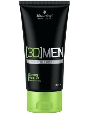Schwarzkopf 3D MEN Гель для волос сильн. фикс. 150 мл (073/318/112)