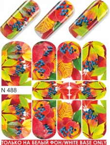 Наклейки водные N 488