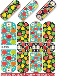 Наклейки водные N 490