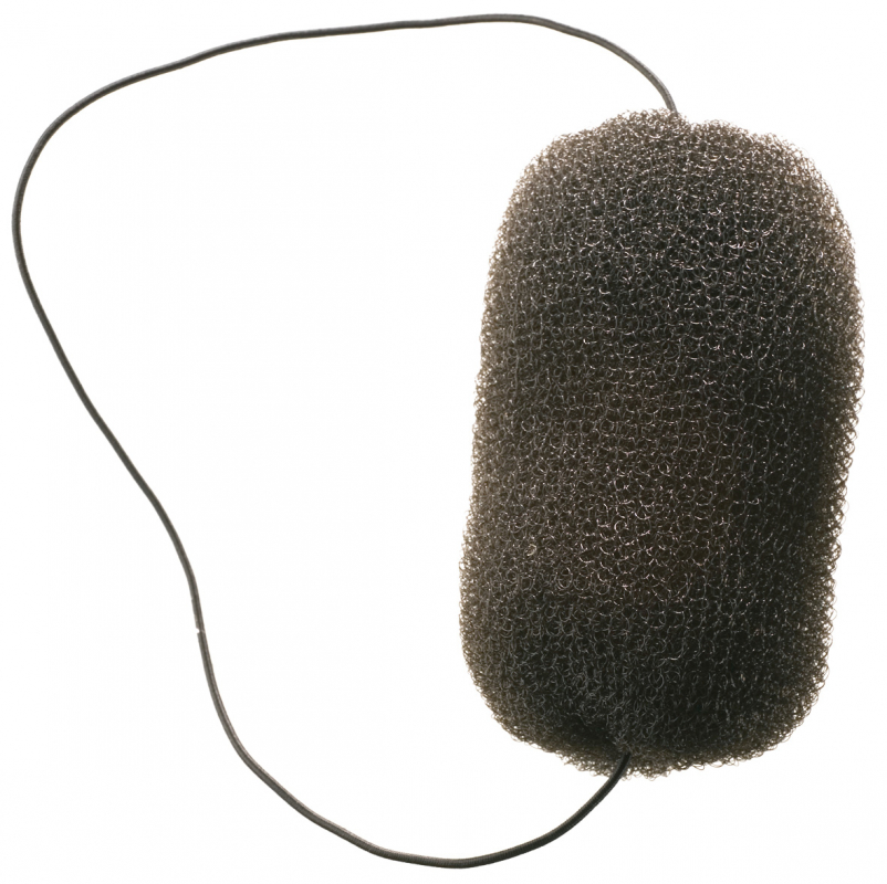 Валик Dewal овальный черный,сетка с резинкой (НО-5113 Black)