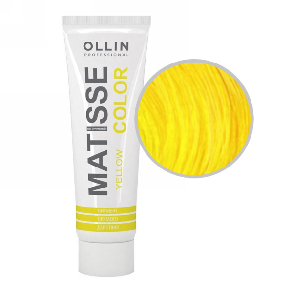 OLLIN Matisse Color Желтый/Yellow 100 мл. Пигмент прямого действия (723399)