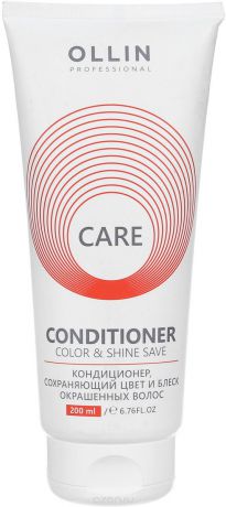 OLLIN Care Кондиционер сохраняющий цвет и блеск окрашенных волос 200 мл (727069/096)