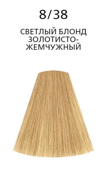 Londacolor 8/38 светлый блонд золотисто-жемчужный