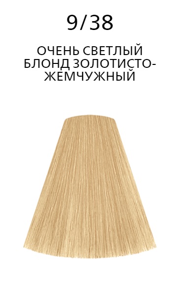 Londacolor 9/38 очень светлый блонд золотисто-перламутровый