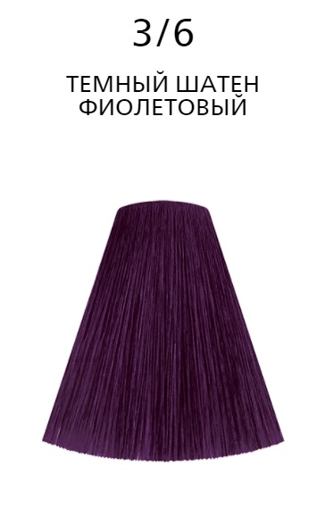 Londacolor 3/6 micro reds темный шатен фиолетовый