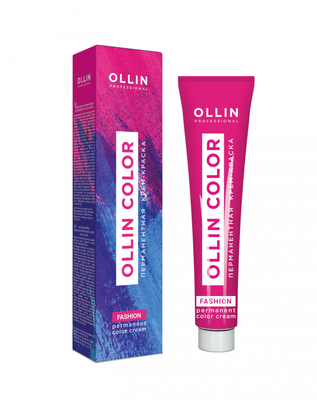 OLLIN Fashion Color Экстра-интенсивный синий 60 мл Перманентная крем-краска для волос (395669)