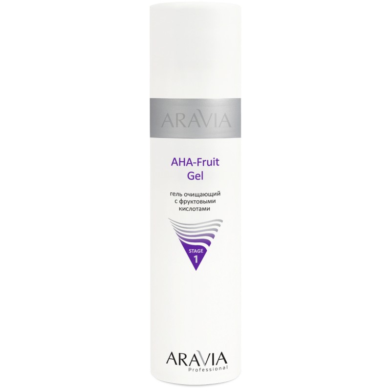 Aravia Professional Гель Очищающий с фруктовыми кислотами AHA - Fruit Gel 250 мл (6200)