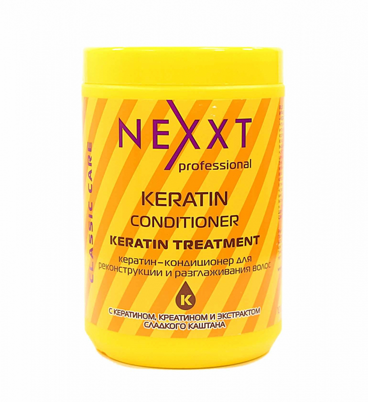 NEXXT KERATIN Кондиционер-кератин для реконструкции и разглаживания волос 1000 мл (211127)