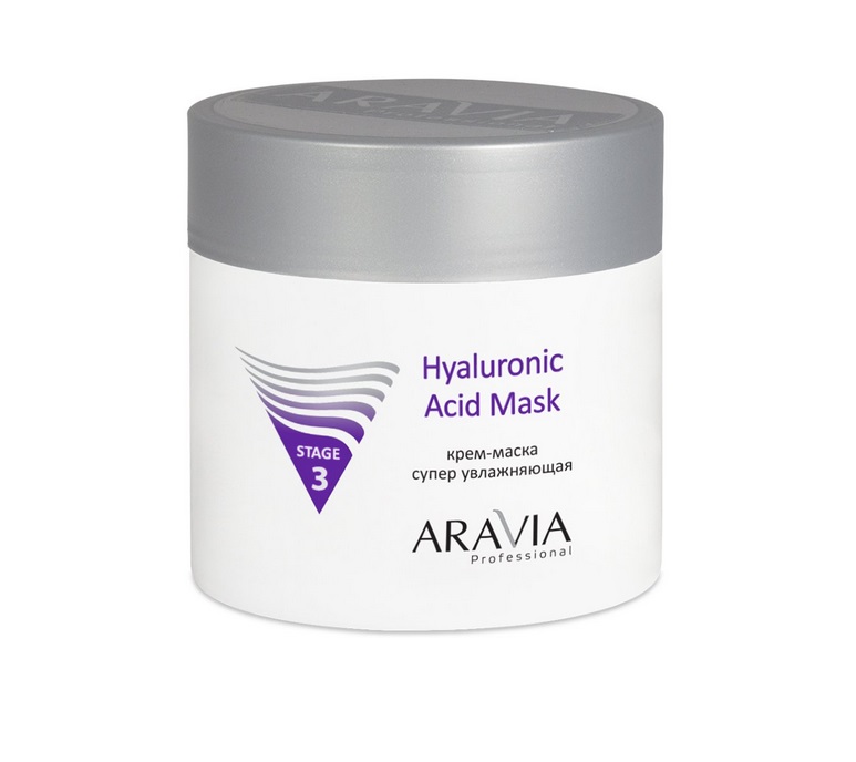 Aravia Professional Маска-Крем супер увлажняющая Hyaluronic Acid 300 мл (6002)
