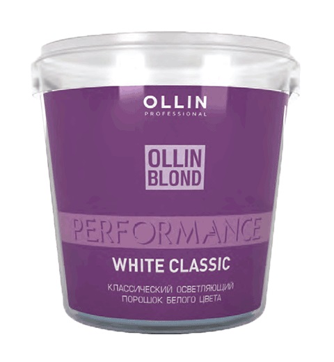 OLLIN BLOND PERFORMANCE White Classic Осветляющий порошок 500гр (728871/729971)