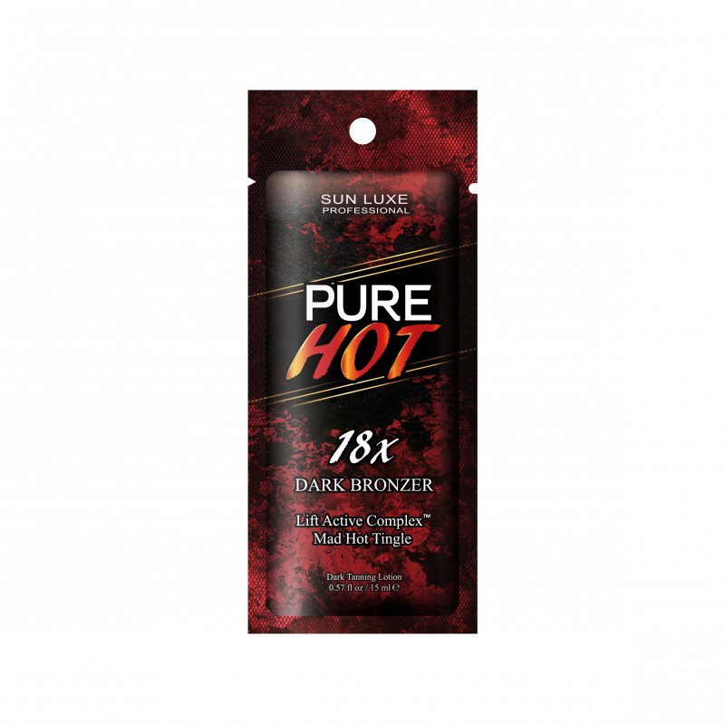 SUN LUXE 18х "Pure Hot" Крем для загара в солярии с Тингл-эффектом (15 мл)