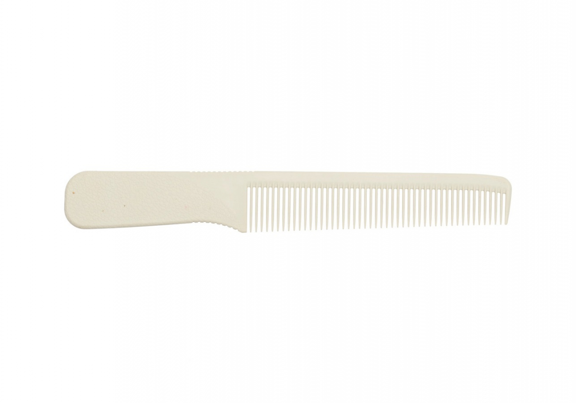 Расческа Dewal SUPER thin (СF016/1) с ручкой узкая белая 17,5 см