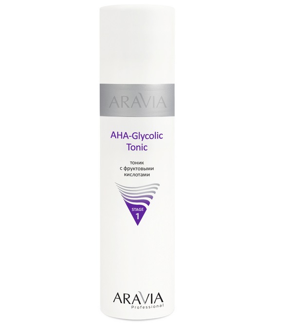 Aravia Professional Тоник с фруктовыми кислотами AHA - Glycolic Tonic 250 мл (6202)