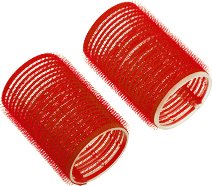 Бигуди-липучки Dewal 13мм красные 12шт (R-VTR10)
