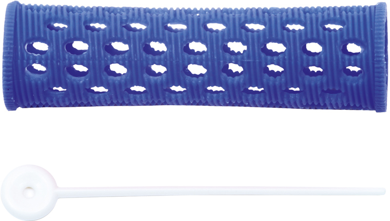 Бигуди-пластиковые Dewal 20 мм синие 12шт RMHR4