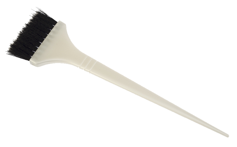 Кисть Dewal для окраски узкая (JPP141L) белая с черно/белой щетиной