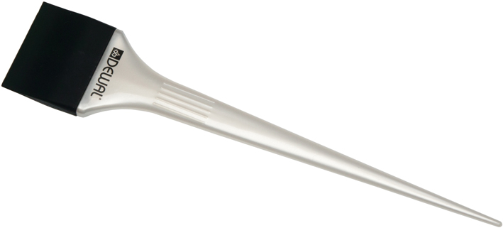 Кисть-лопатка Dewal (JPP-147) для окрашивания корней узкая силиконовая, черная