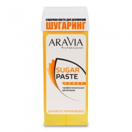 Aravia Сахарная паста очень мягкая Медовая 150гр. в картридже (1011)