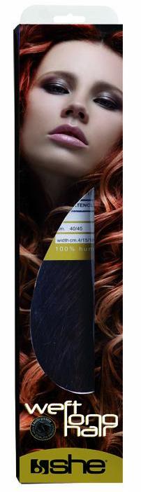 SHE Волосы на трессе 60 прямые 50-60 см (WLH8501L)